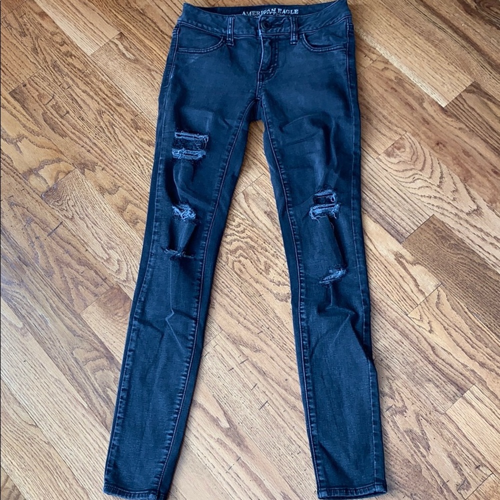 Black Jeggings from American Eagle